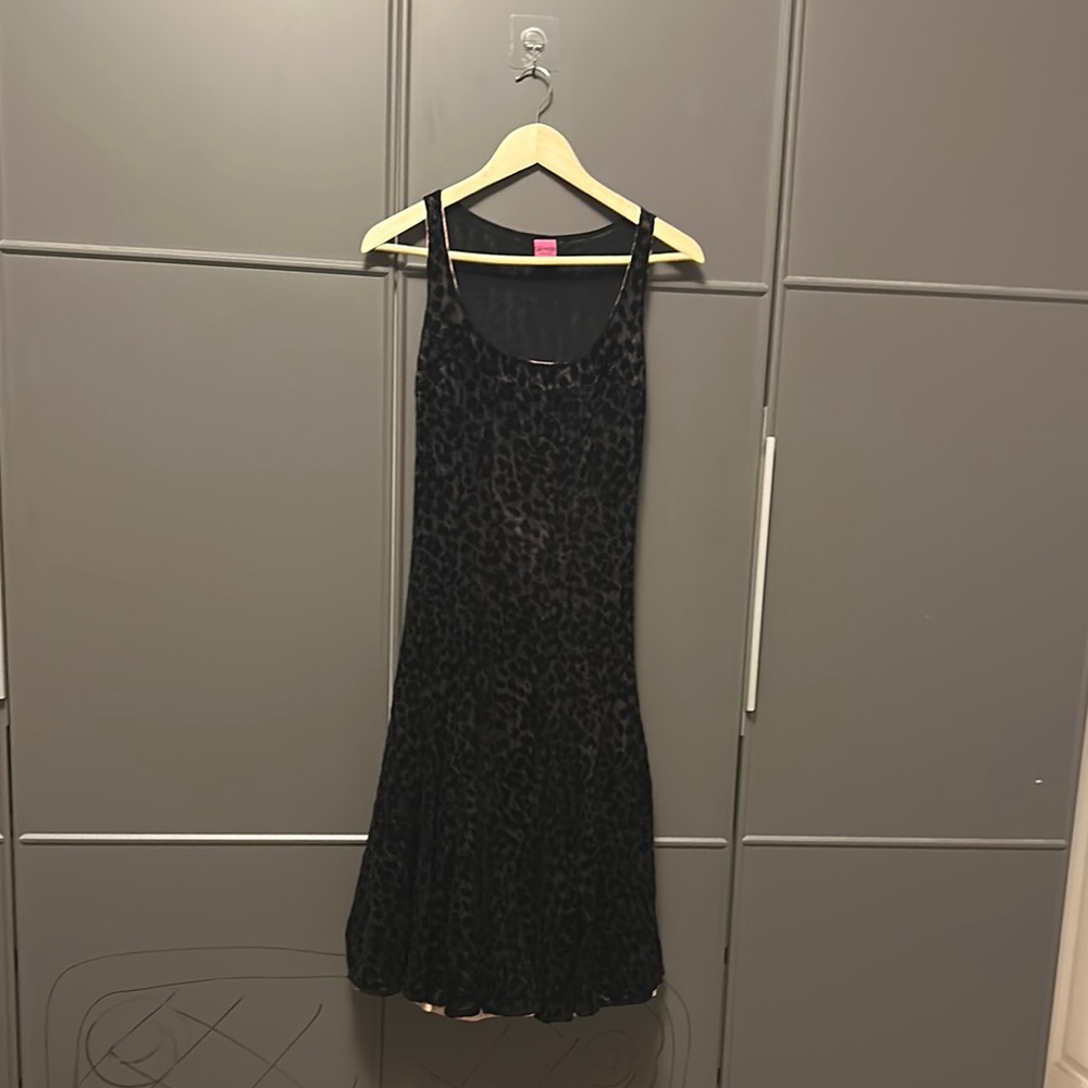 Leopard Print Sleeveless Dress